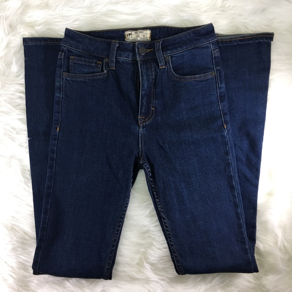 Free People dark wash flare jeans